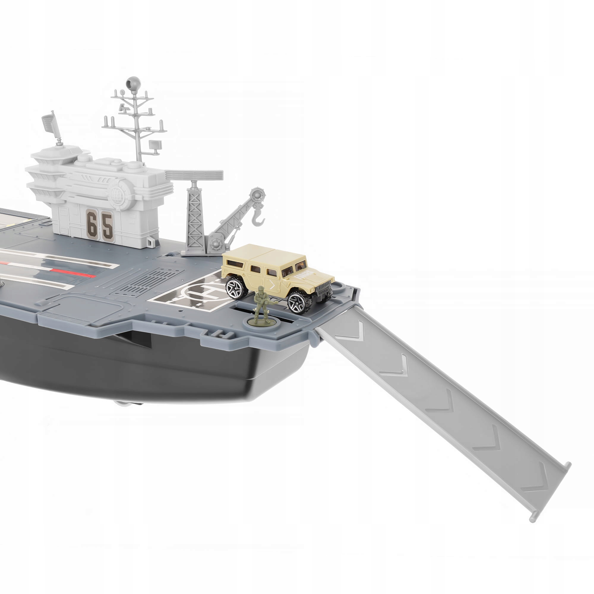 LOTNISKOWIEC STATEK WOJSKOWY SAMOLOT OKRĘT WOJENNY MYŚLIWIEC Materiał karton plastik