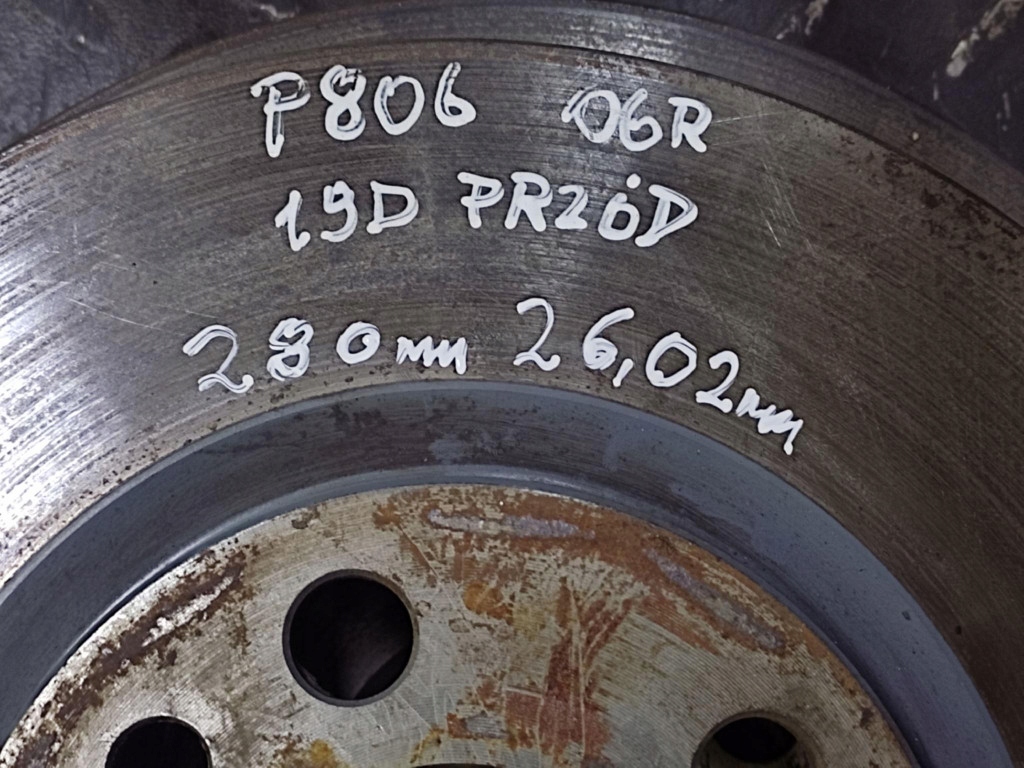 PEUGEOT 806 1.9 D discs brake front