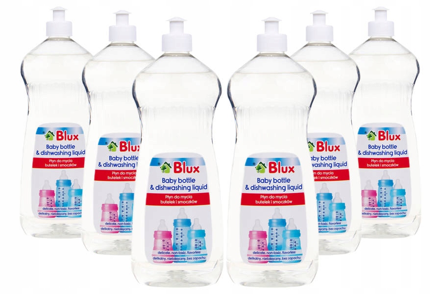 

Zestaw płynów do mycia butelek i smocz. 6x1L Smart