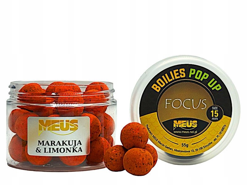Meus Focus Pop Up 15mm Marakuja Limonka kulki hakowe