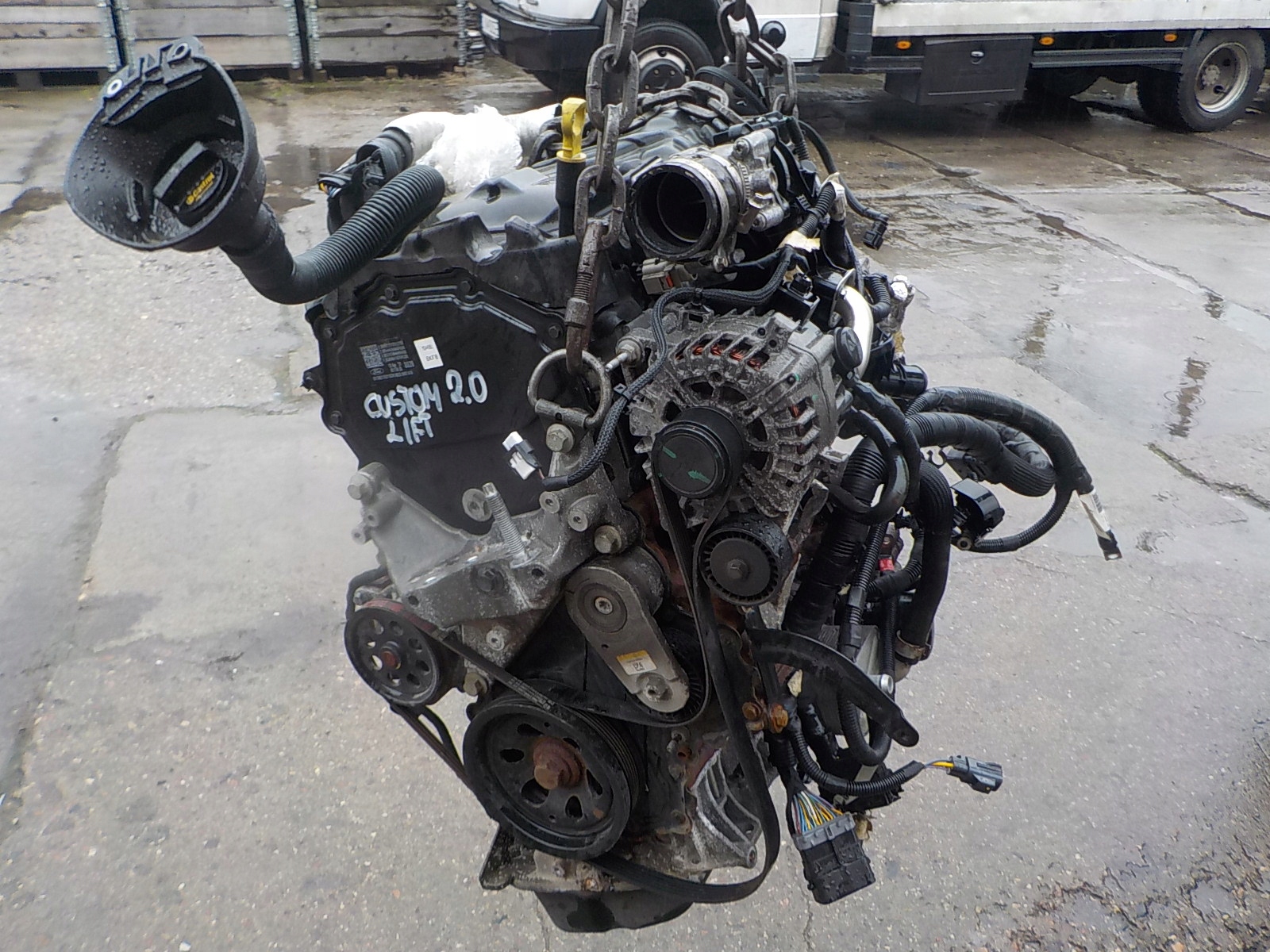 TRANSIT CUSTOM MK8 LIFT 21- SILNIK KOMPLETNY 2.0 TDCi BKFB