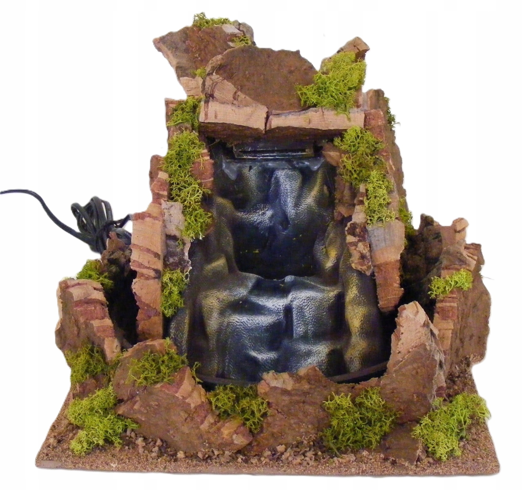 Vodopád s čerpadlom na vodu do betlehemov 24x24x20 cm 220 V