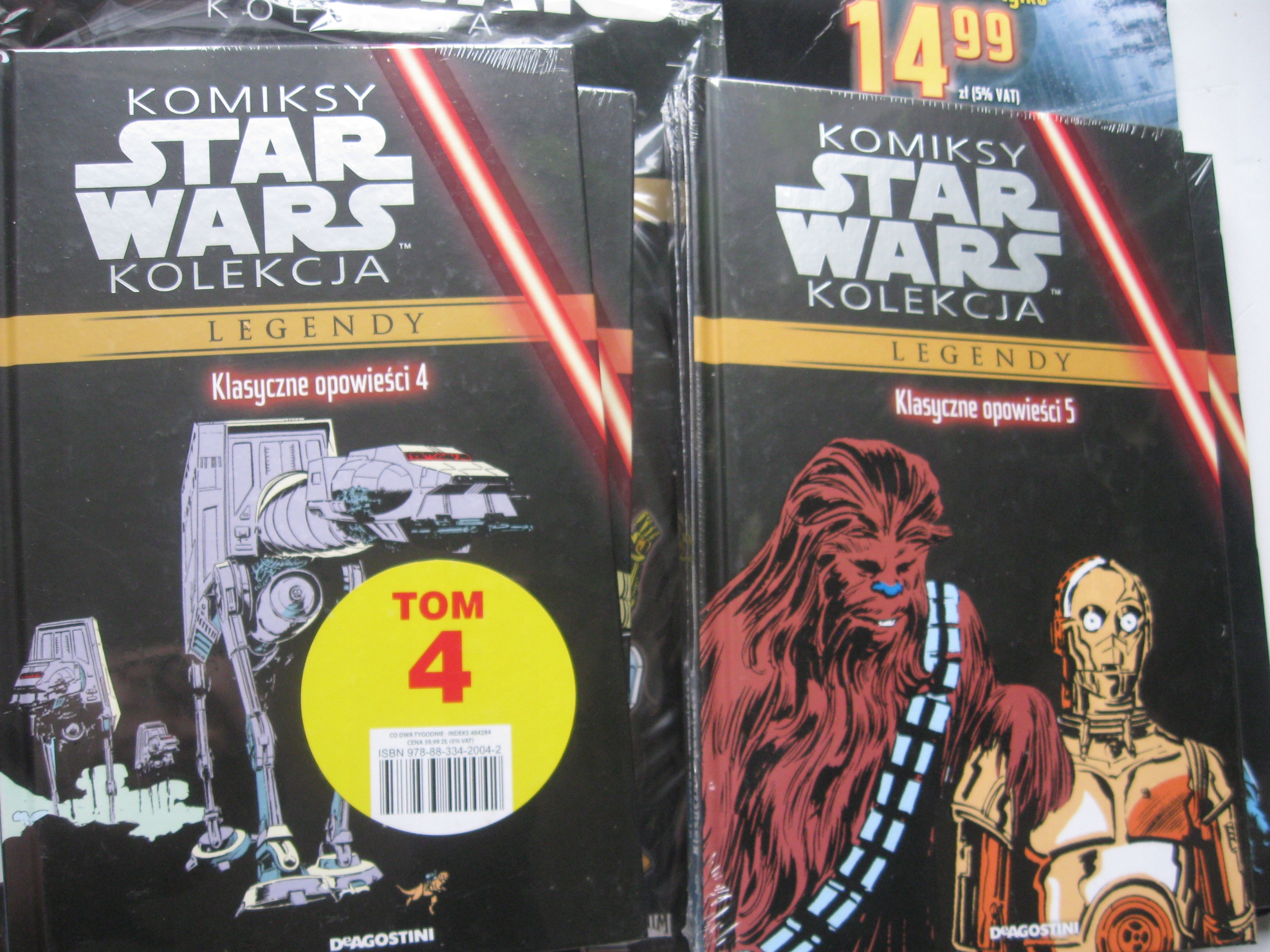 STAR WARS Legendy TOM 1, 2, 3, 4, 5, 6 + PLAKAT Język publikacji polski