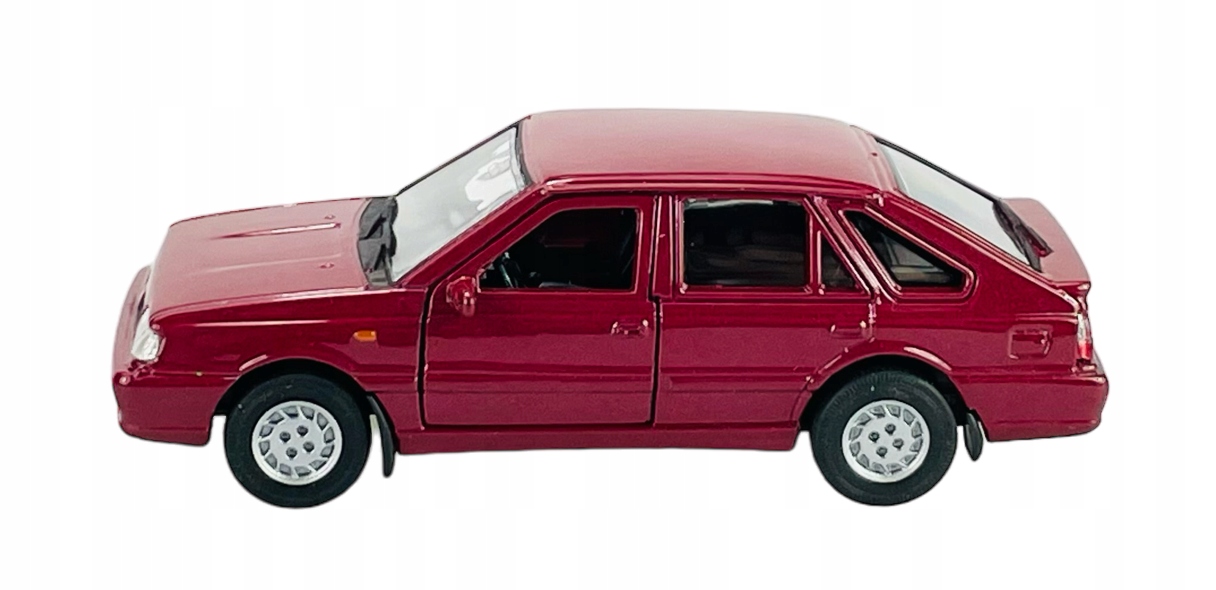 WELLY FSO POLONEZ CARO PLUS CZERWONY 1:34 LEGENDY PRL NOWY MODEL METALOWY Model POLONEZ CARO