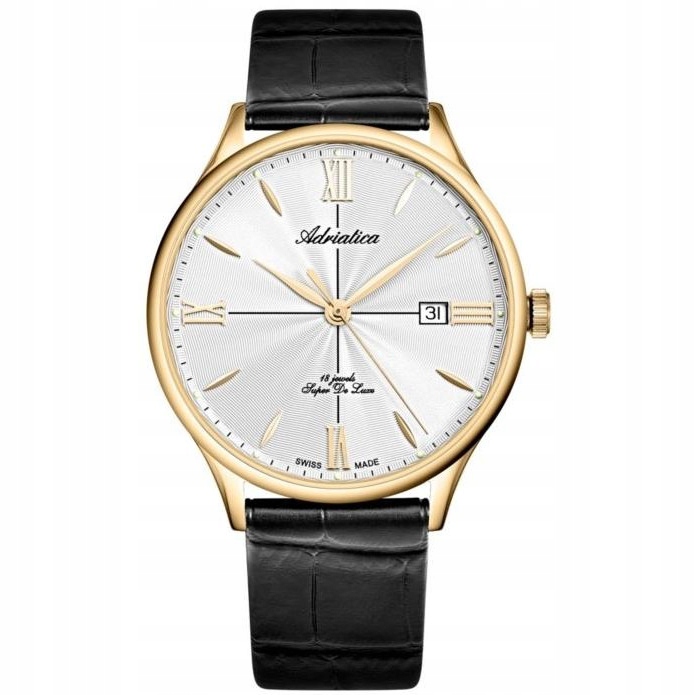 Pánské Hodinky Adriatica A1230.1263MXLC, černý řemínek