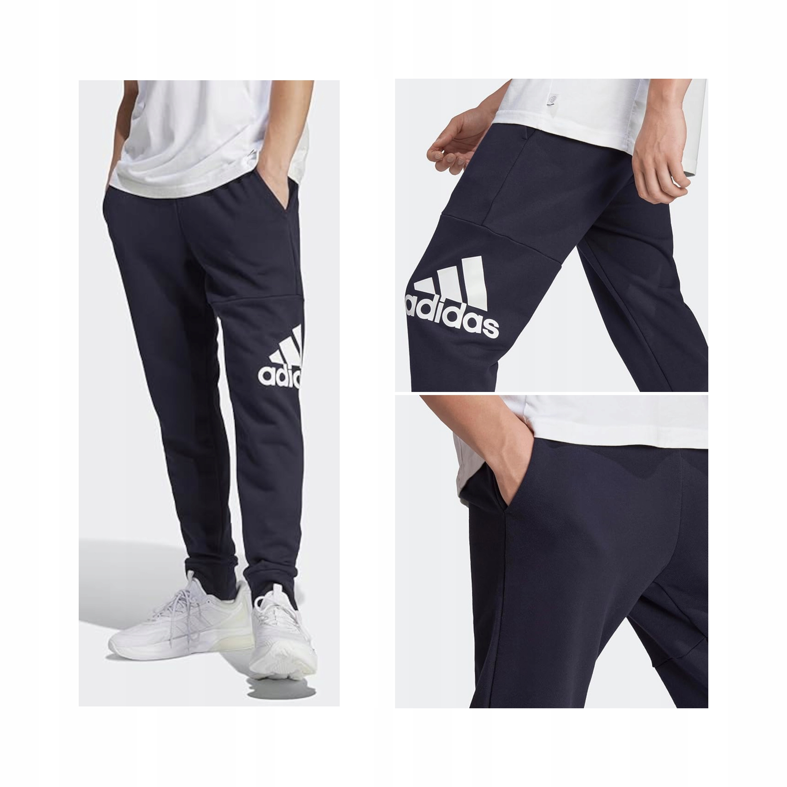 Teplákové Kalhoty Adidas Regular Fit Tapered Leg Full-length Legend Ink 2XL