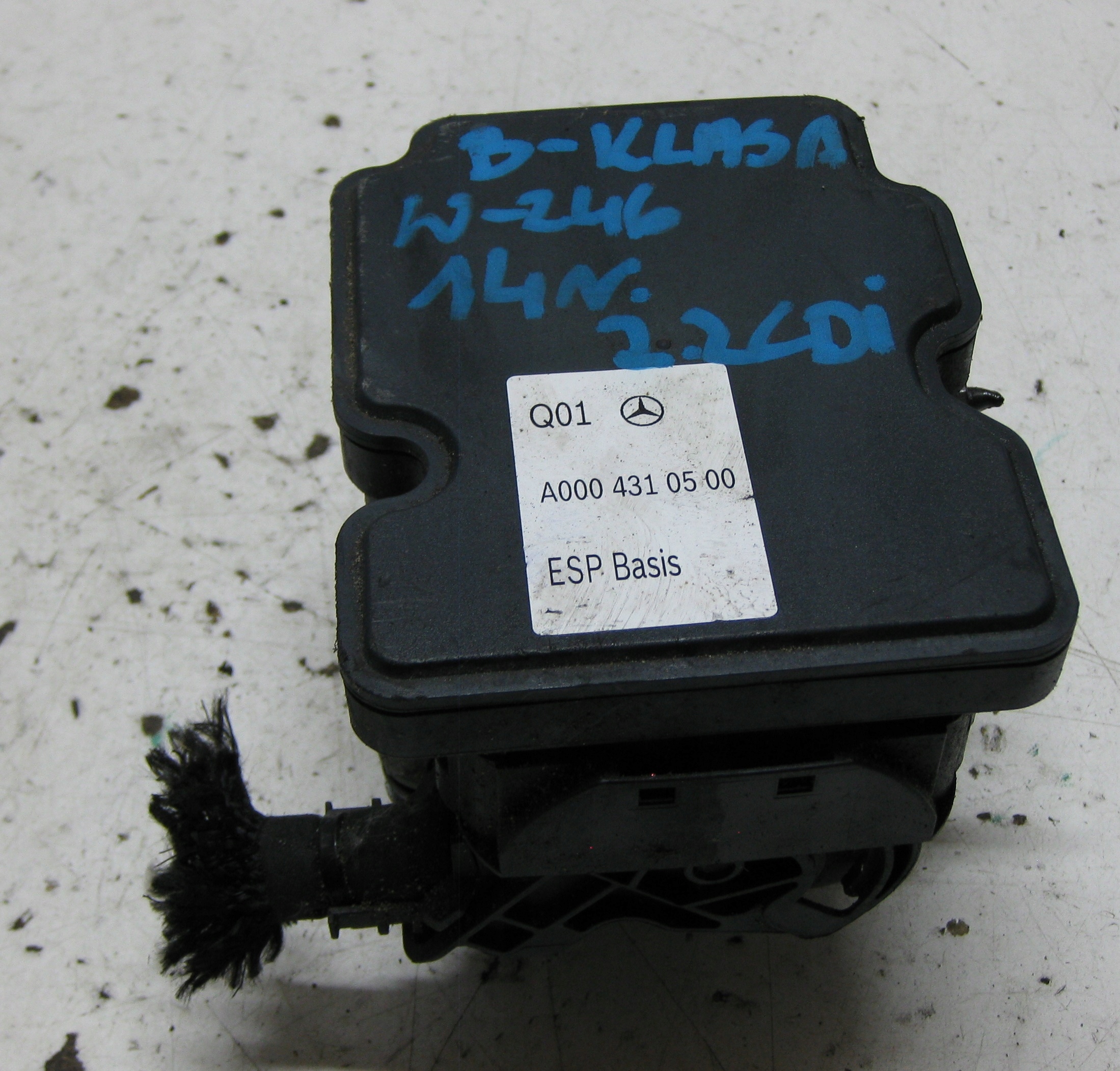 MERCEDES W246 2.2 CDI 14R Pompa ABS A0004310500