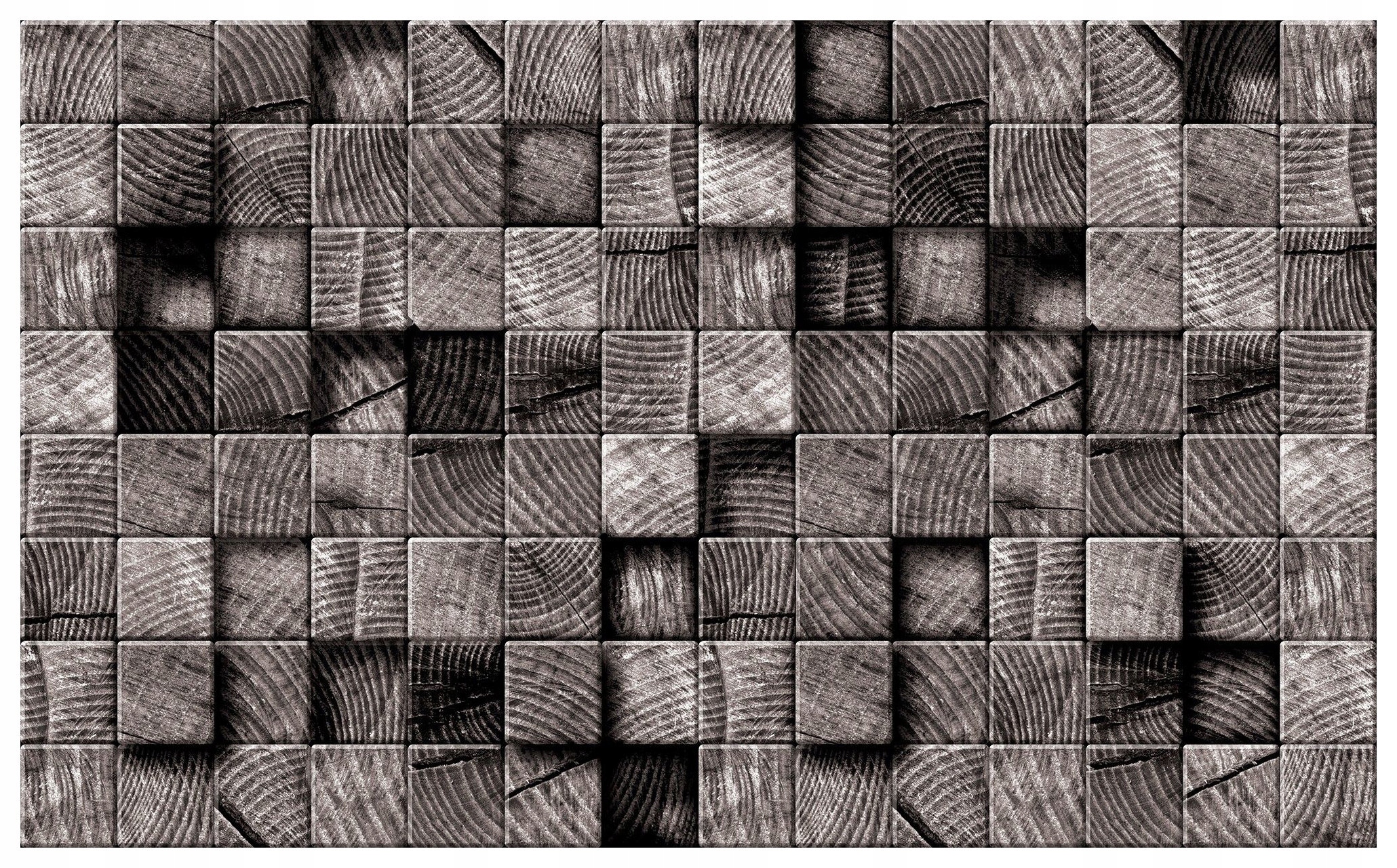 Fototapeta flizelina Dřevěné bloky 3D Efekt stínu Textura 368x254 lepidlo