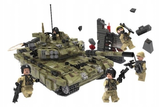 

Klocki Czołg Wojskowy Tygrys 1386 Klocków