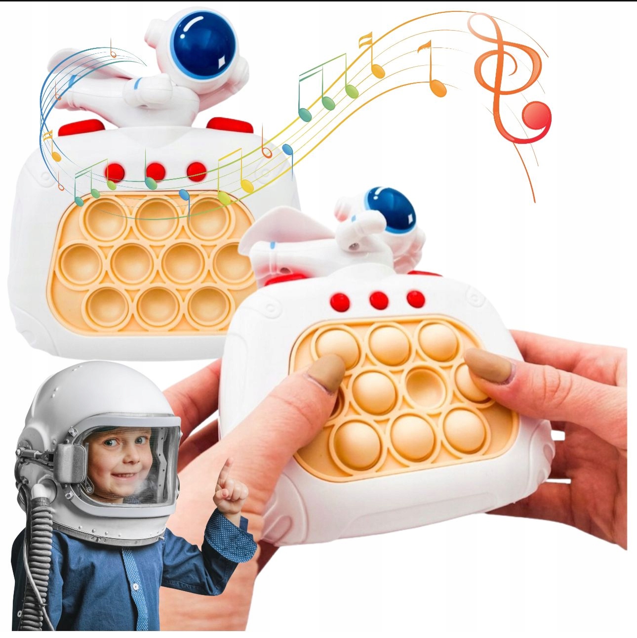 GRA ZRĘCZNOSCIOWA POP IT ELEKTRYCZNA KOSMONAUTA Kod producenta P10C