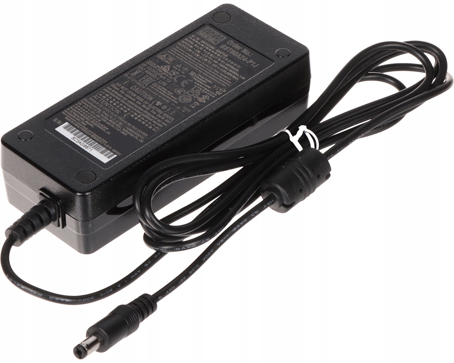 Zasilacz Impulsowy 24 V DC 2.5 A 60 W Mean Well 24V 2.5A 60W