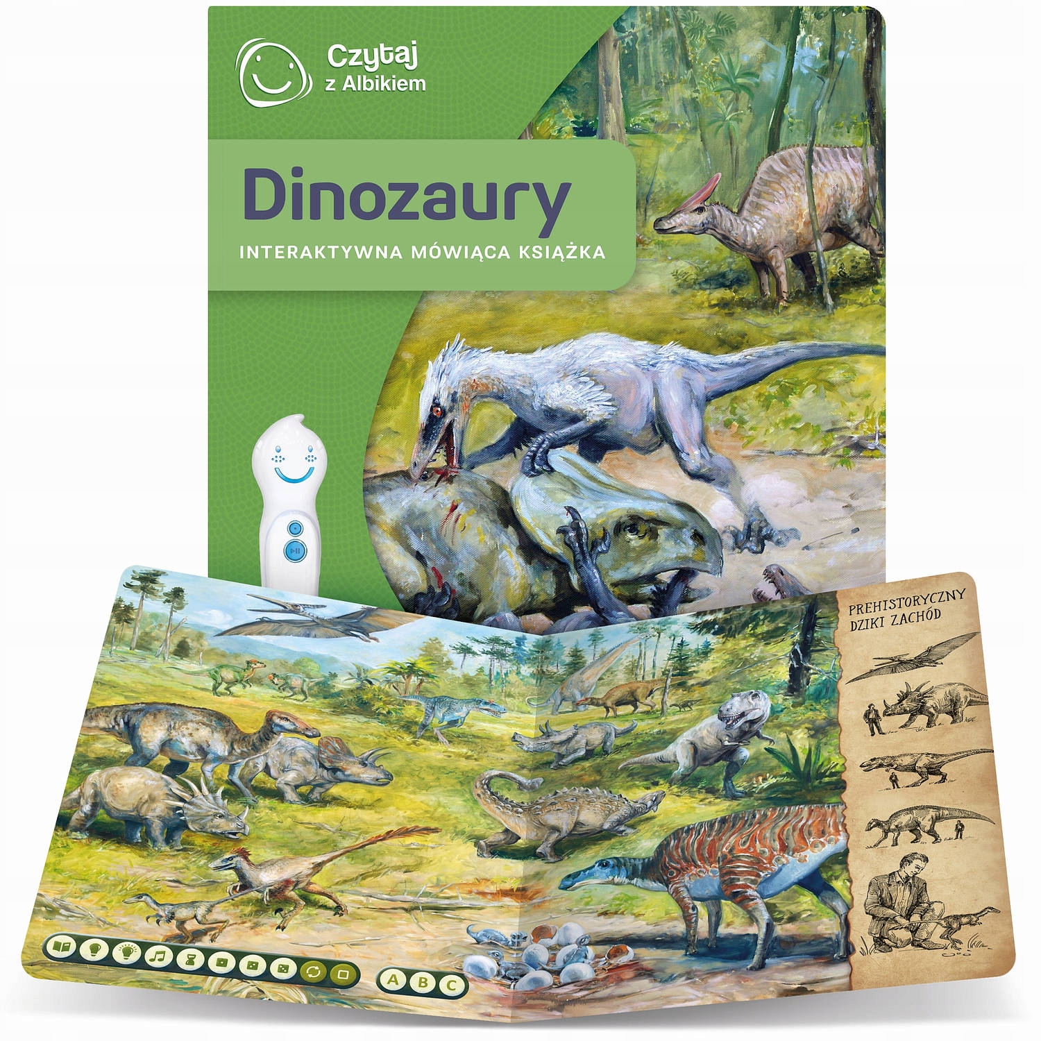 

Czytaj Z Albikiem Dinozaury Interaktywna Książka