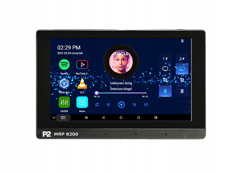 DEXON RADIO INTERNETOWE PODTYNKOWE Z BLUETOOTH SD Zasilanie sieciowe