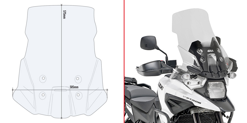D3117ST - Givi прозоре скло Suzuki V-Strom 1050 / XT