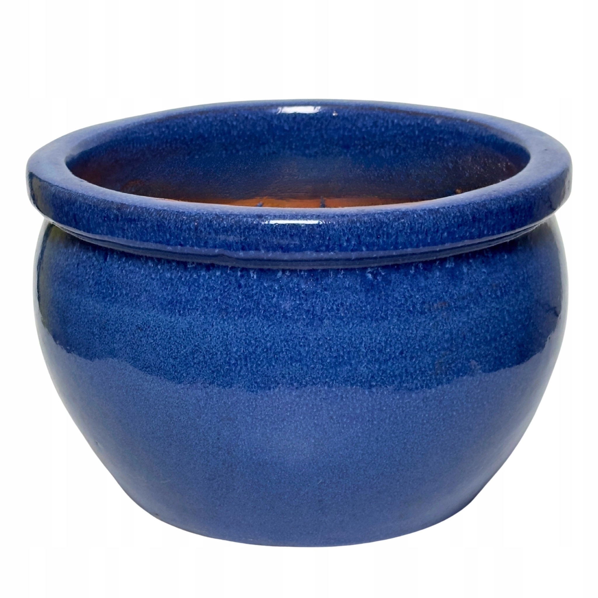 Donica Do Ogrodu Mrozoodporna Misa Z Rantem Kobaltowa 28x16 CM