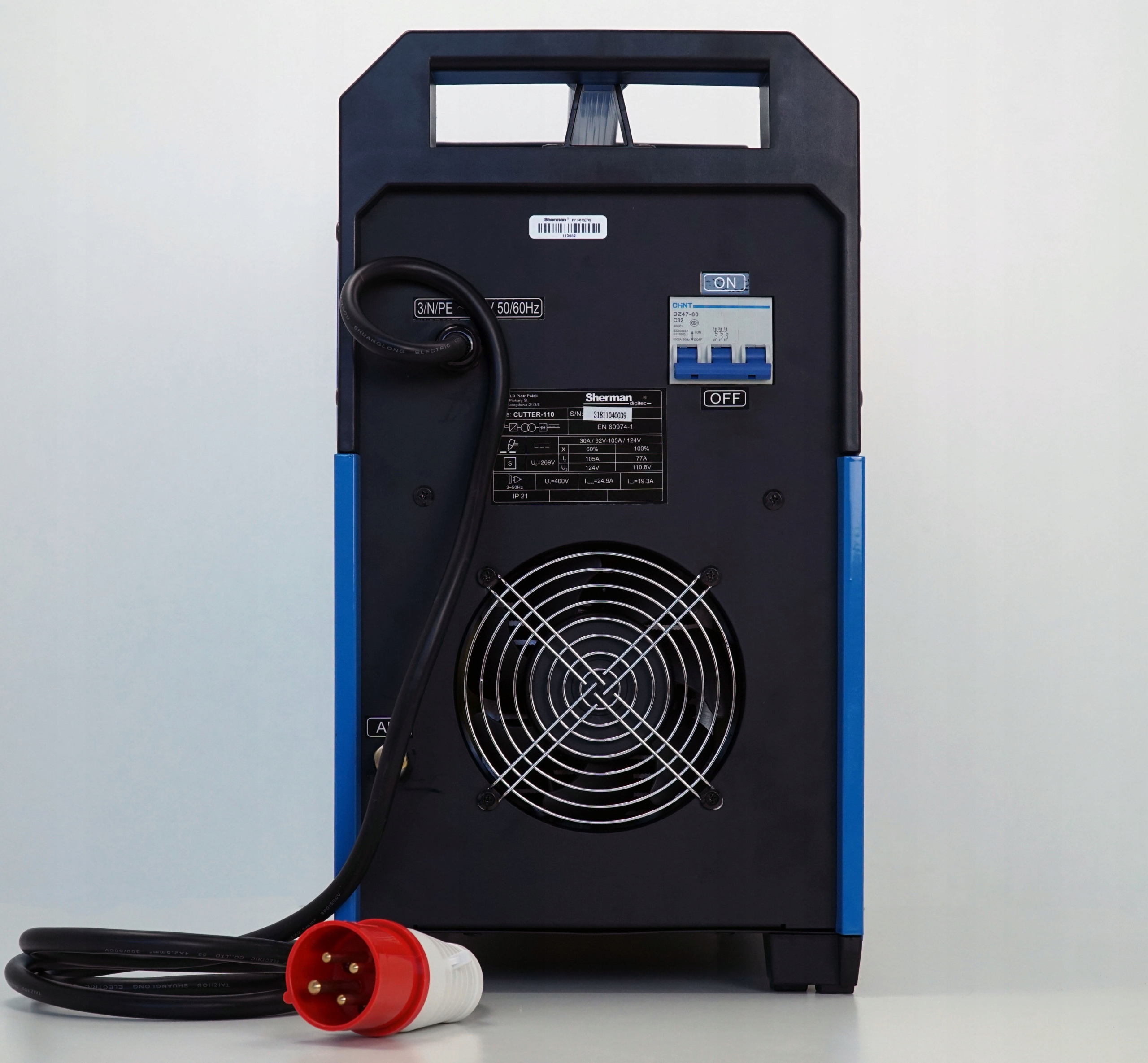 Przecinarka plazmowa Sherman CUTTER 110 HF CUT Rodzaj przecinarka plazmowa