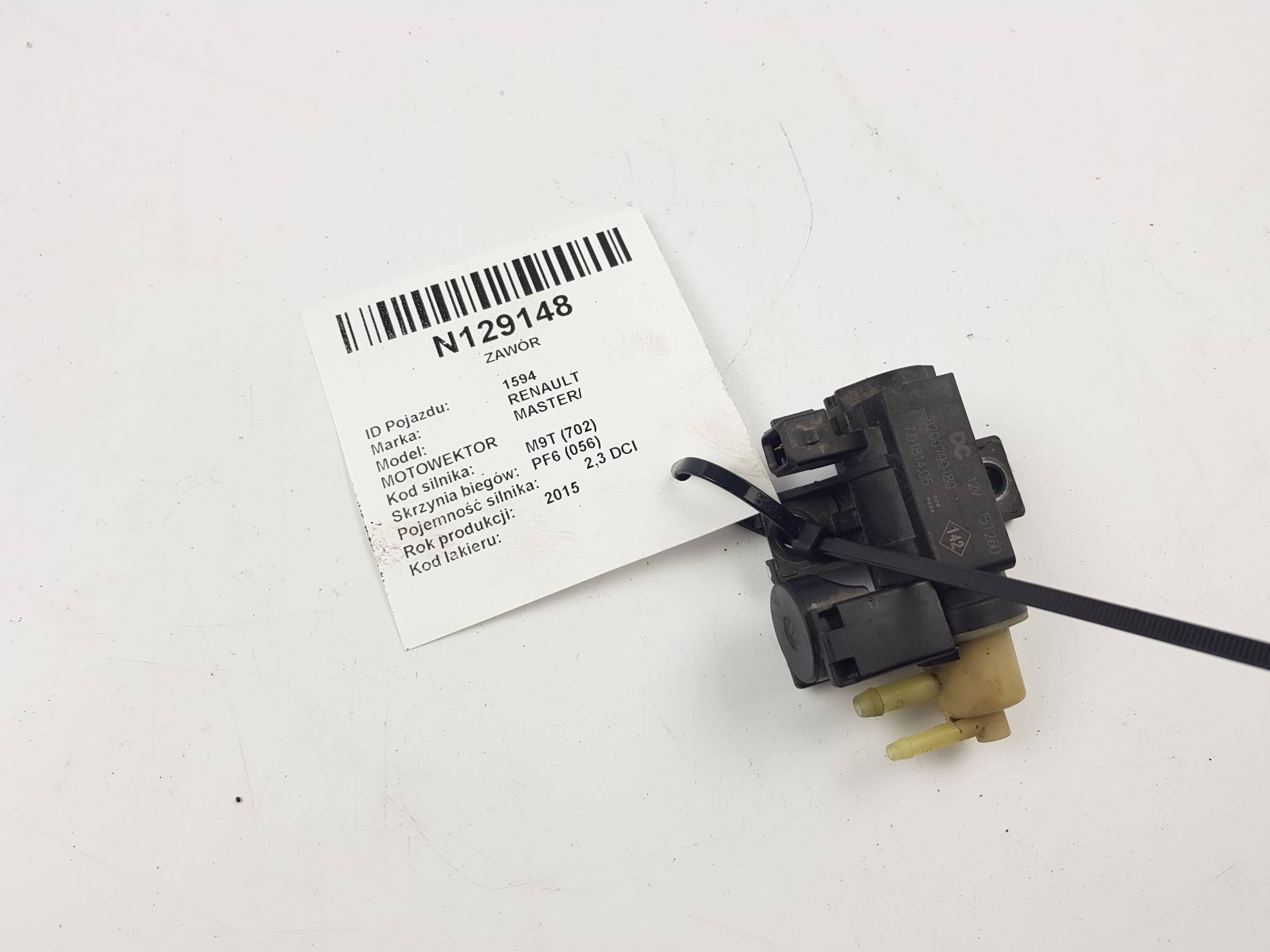 valve vacual 8200790180 RENAULT MASTER III