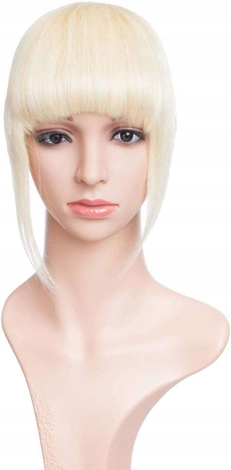 Lidské vlasy prodloužené platinové blond Jednodílné 25 g #60
