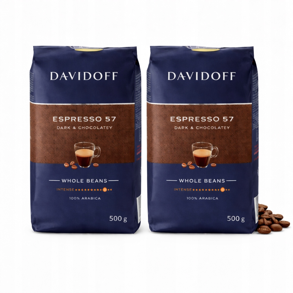 Levně Káva káva Arabica Davidoff Espresso 57 1kg 2x500g