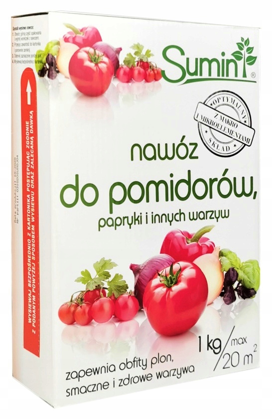 

Nawóz do pomidorów papryki i warzyw 1kg Sumin