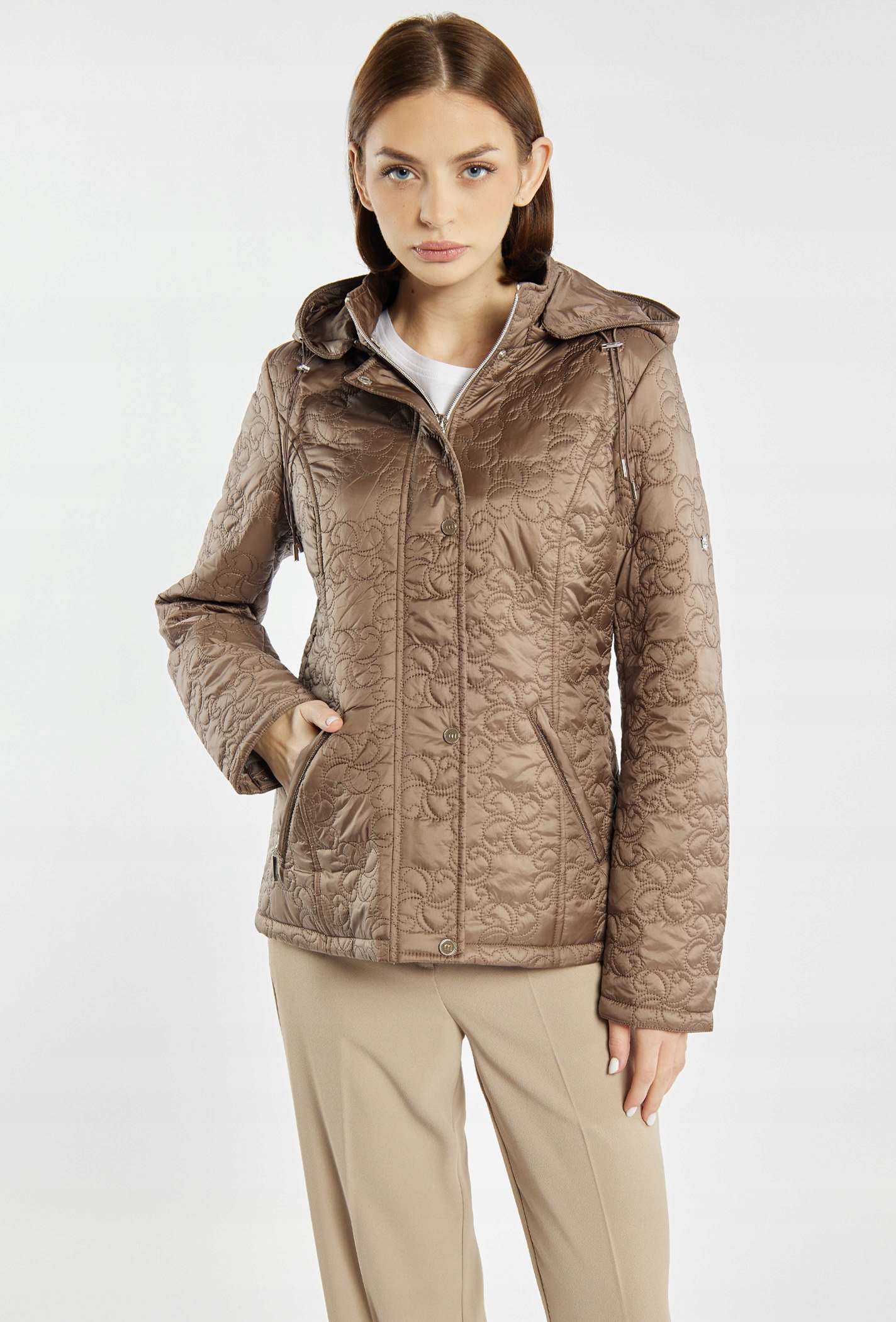 Monnari Lekka kurtka z odpinanym kapturem 44