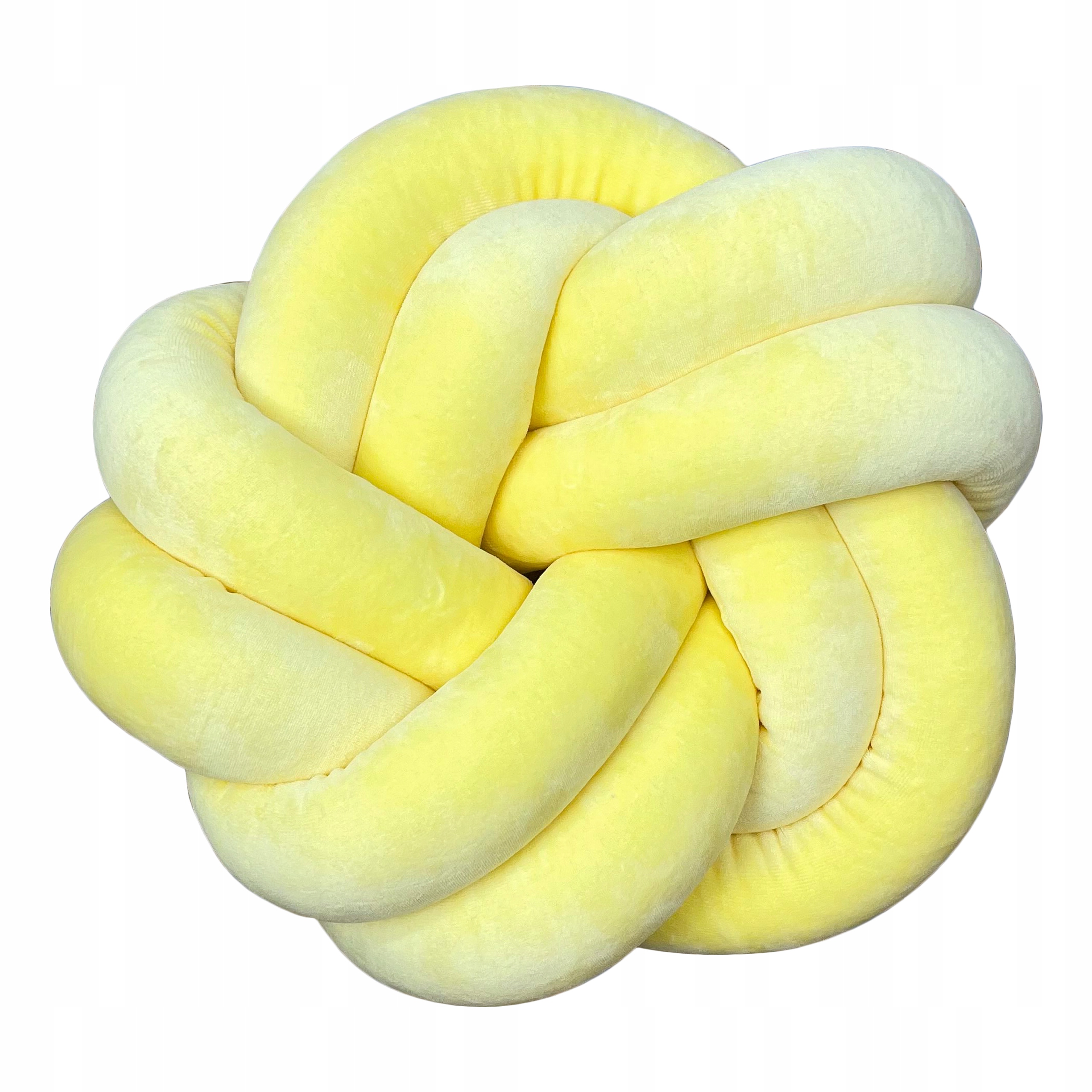 

poduszka dekoracyjna Knot Pillow Twist Welur Nowy
