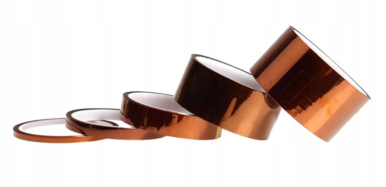 taśma poliamidowa termoodporna (kapton) szerokość 20 mm. Kod producenta HTMP20