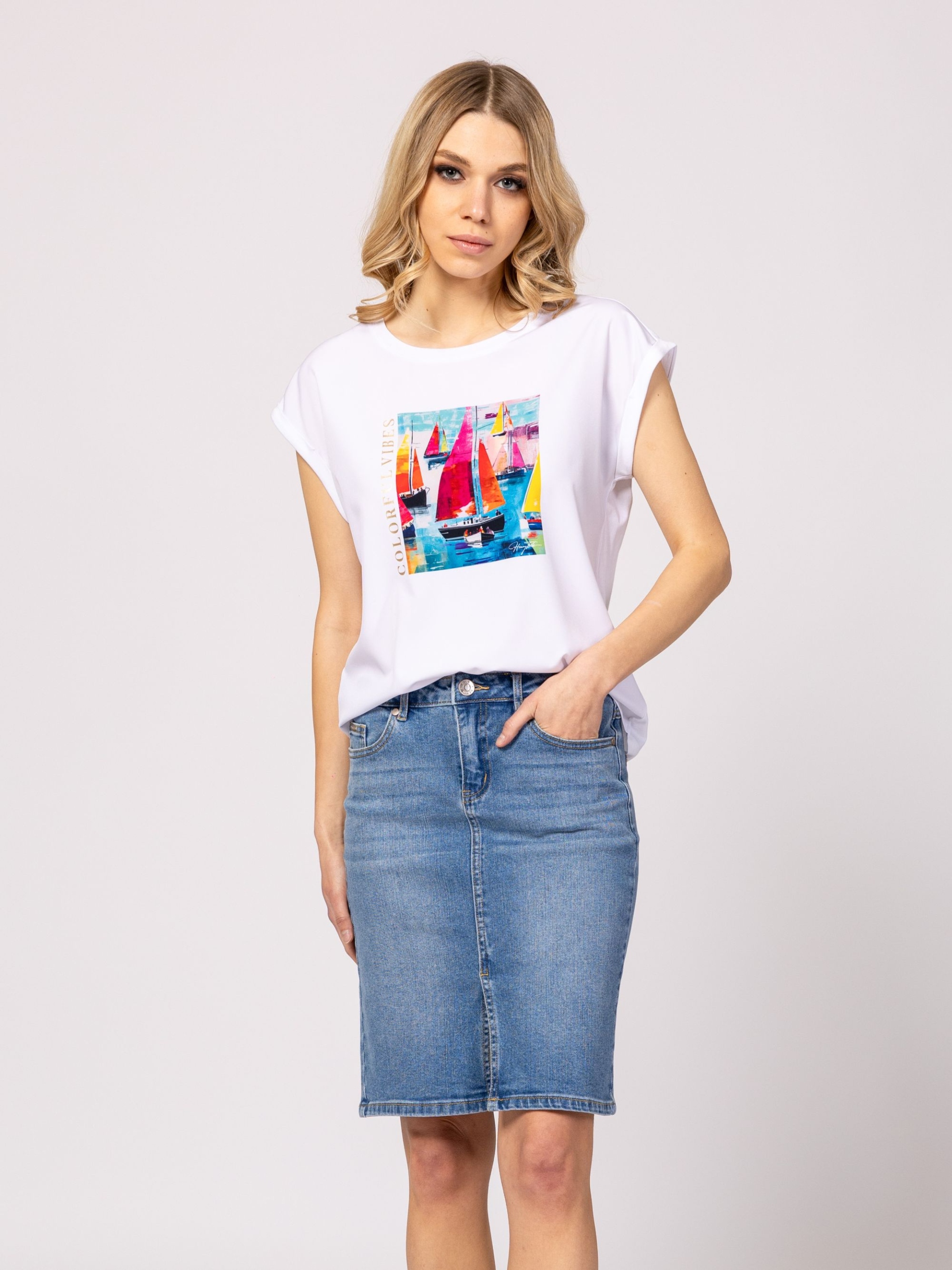 Džínová Heavy Tools Sukně Light M