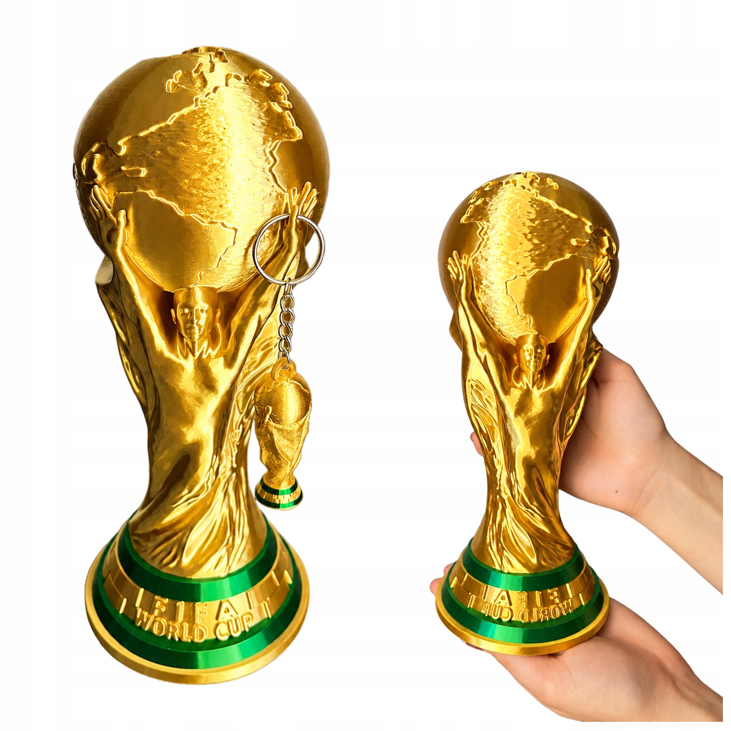 Puchar Mistrzostw Świata 26CM W Piłce Nożnej Replika Złoty Mundial Brelok