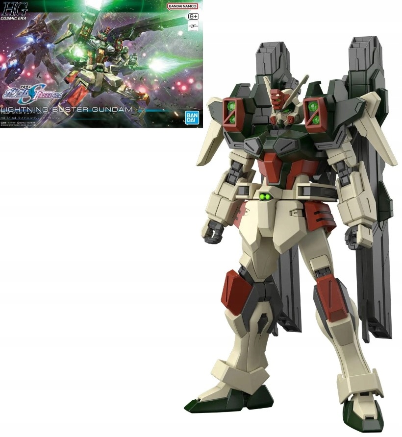 Gundam Hg 1/144 Lightning Buster Gundam Model Kit