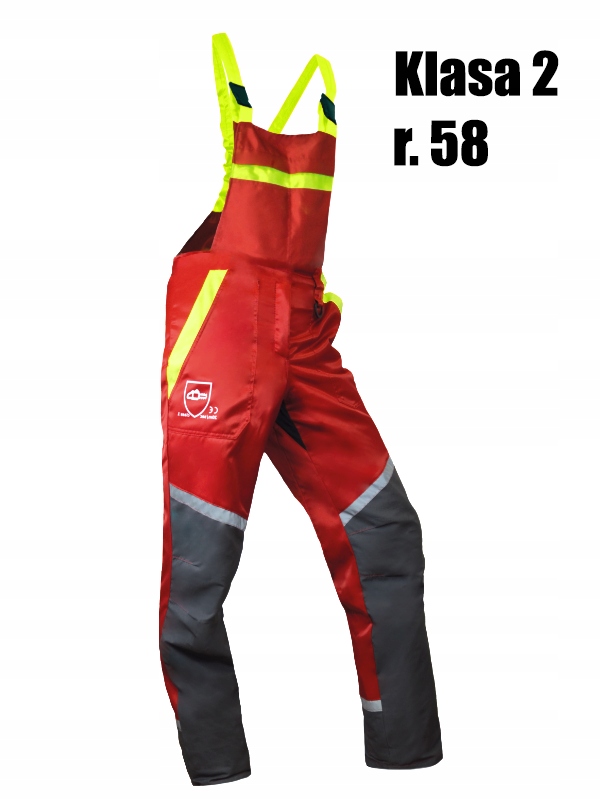 Spodnie dla pilarza kl 2 Ogrodnicz. Montana Roz 58