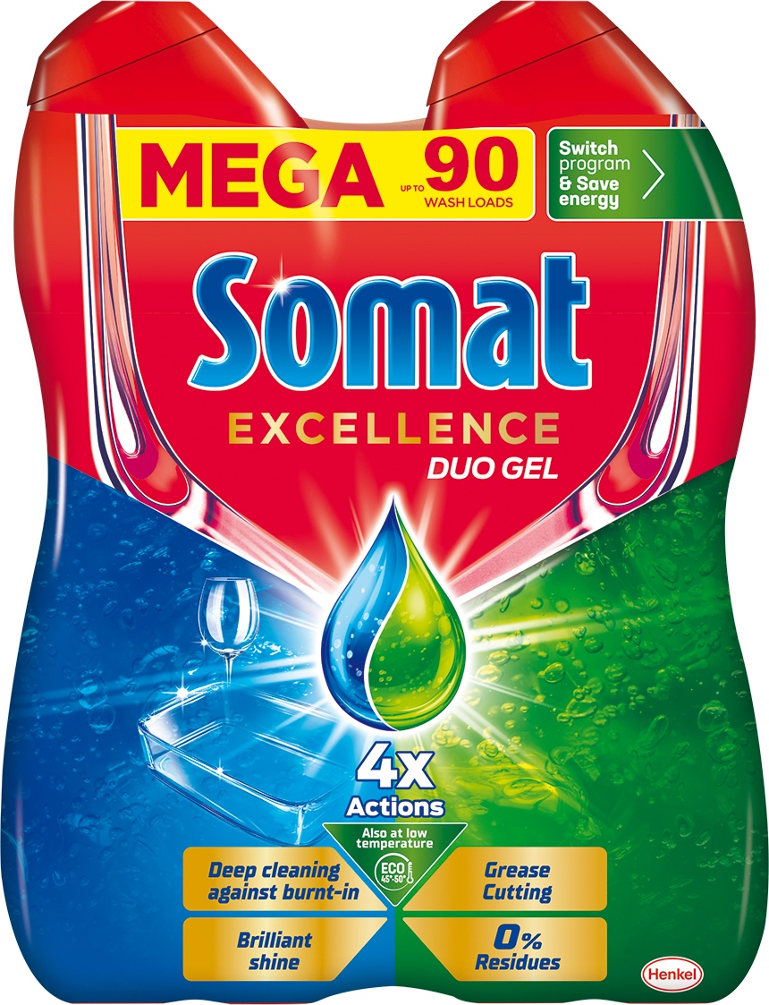 

Żel do zmywarki Somat Excellence Duo Gel 2x810ml