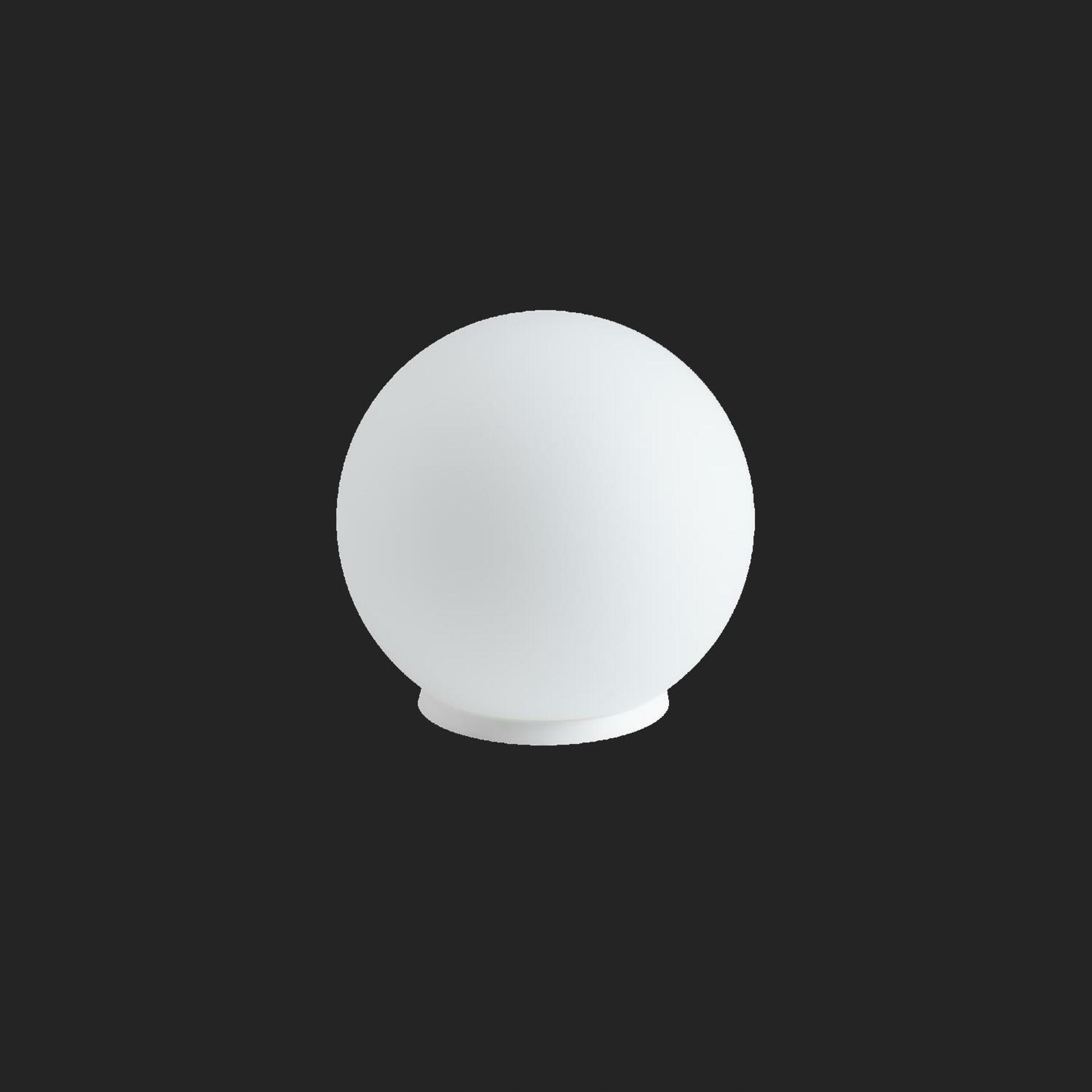 Osmont 58004 Bianca 2 stolná sklenená lampa biela IP40 40W E27