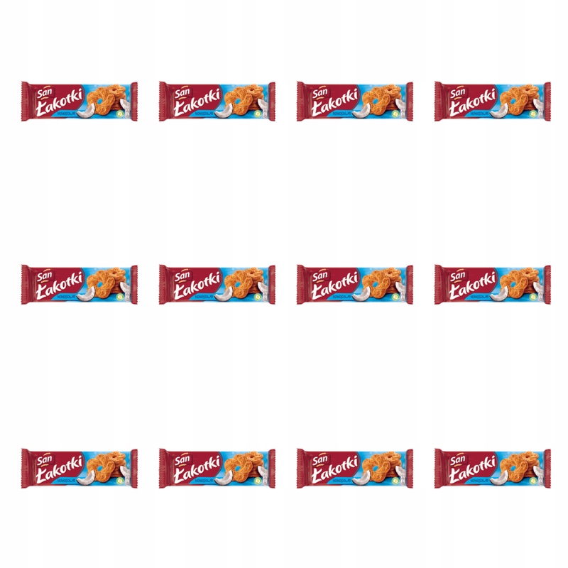 San Lakotki Kokosowe 168g X12
