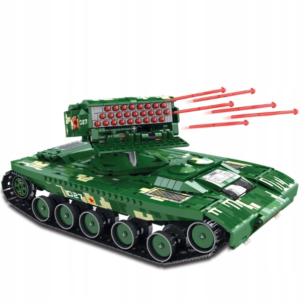 KOCKY REOBRIX RAKETOMET RC VOJENSKÝ TANK 1488 KOCIEK