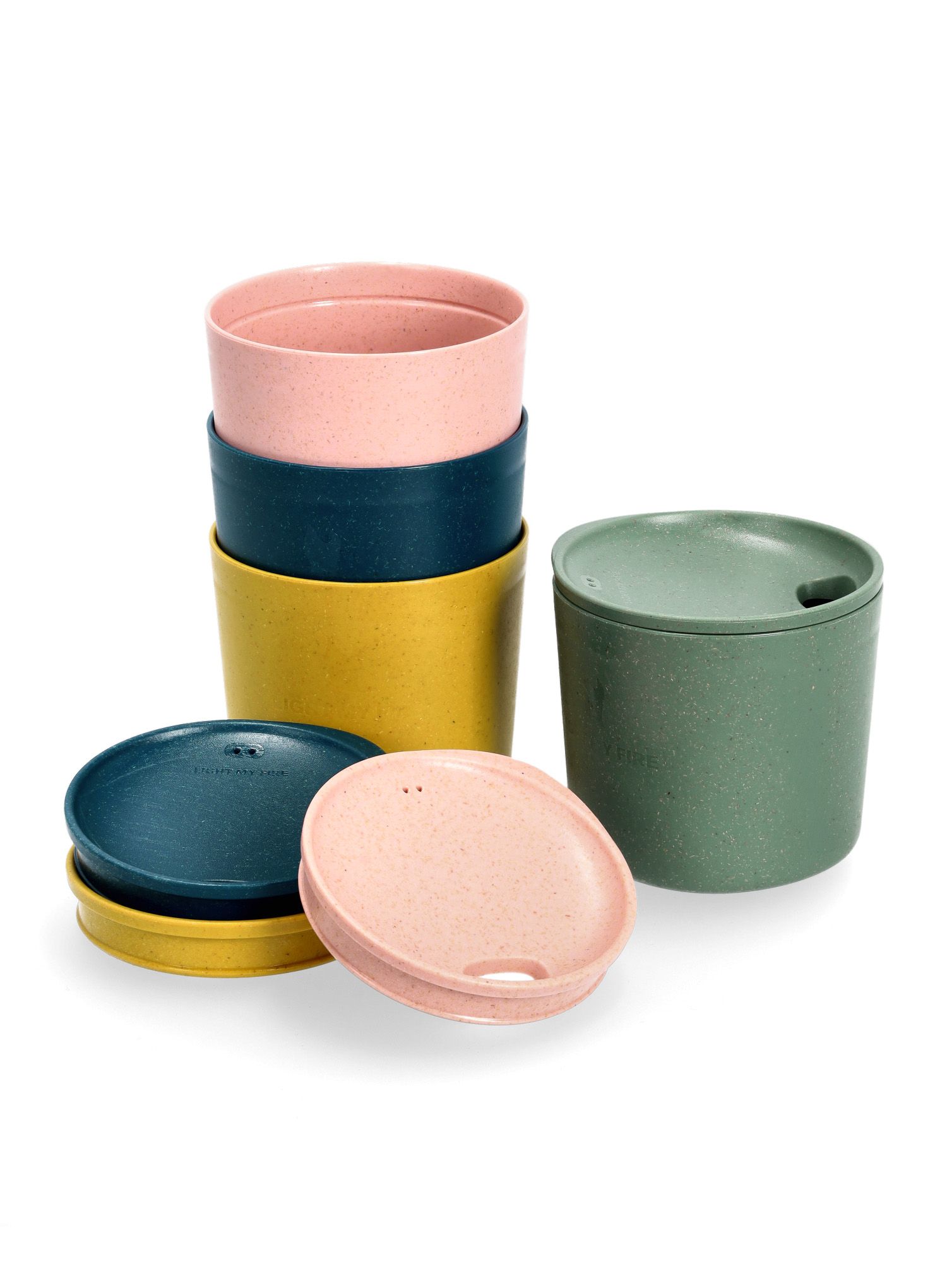 Turistický hrnek Light My Fire MyCup'n Lid Short 4-Pack multicolor