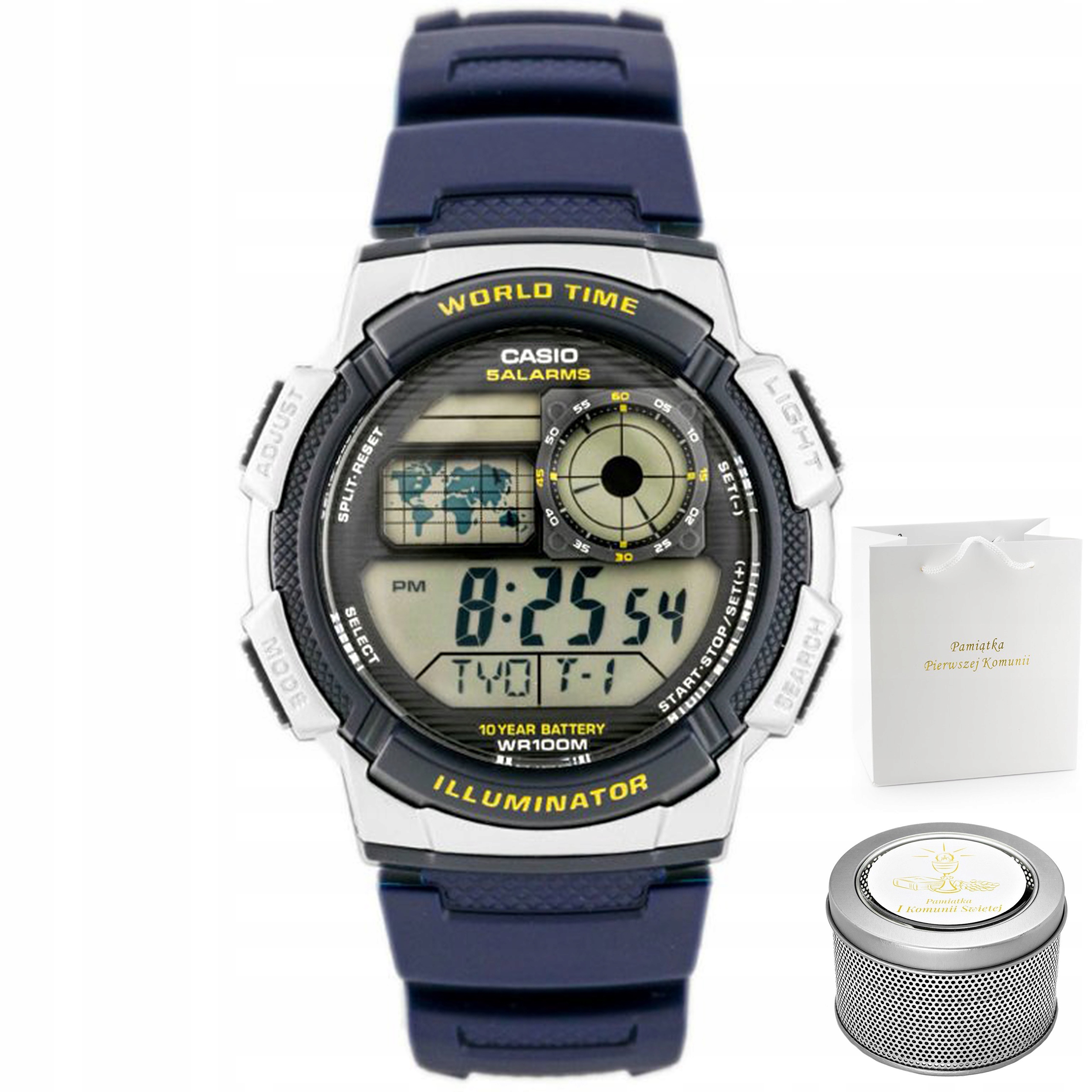 

Casio Zegarek Dla Chłopca Komunia +box