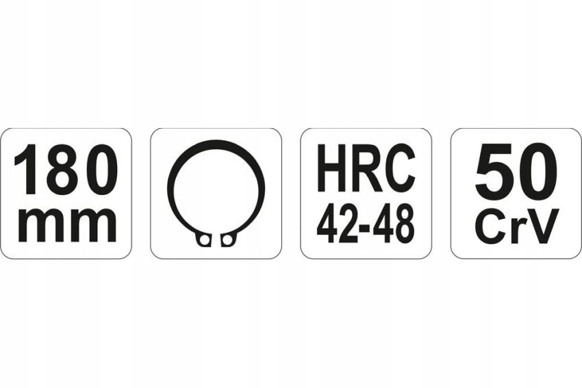 SZCZYPCE SEGERA ZEWNĘTRZNE PROSTE 180MM Marka Yato