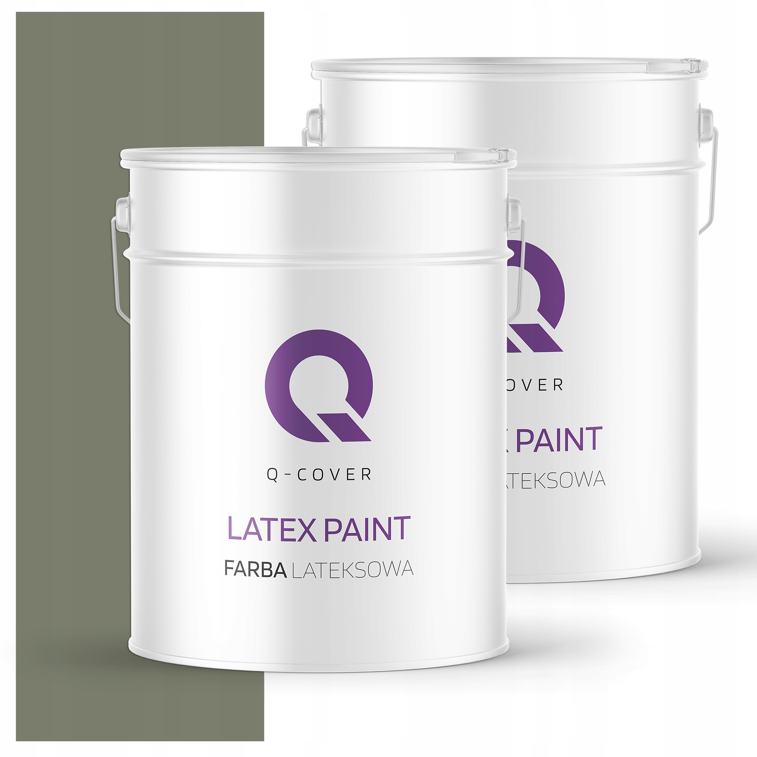 Latexová farba na interiér steny Stropy 10L Hlboká matná Khaki Tmavá H1720