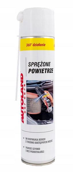

Autoland Sprężone Powietrze 600ML Spray + rurka