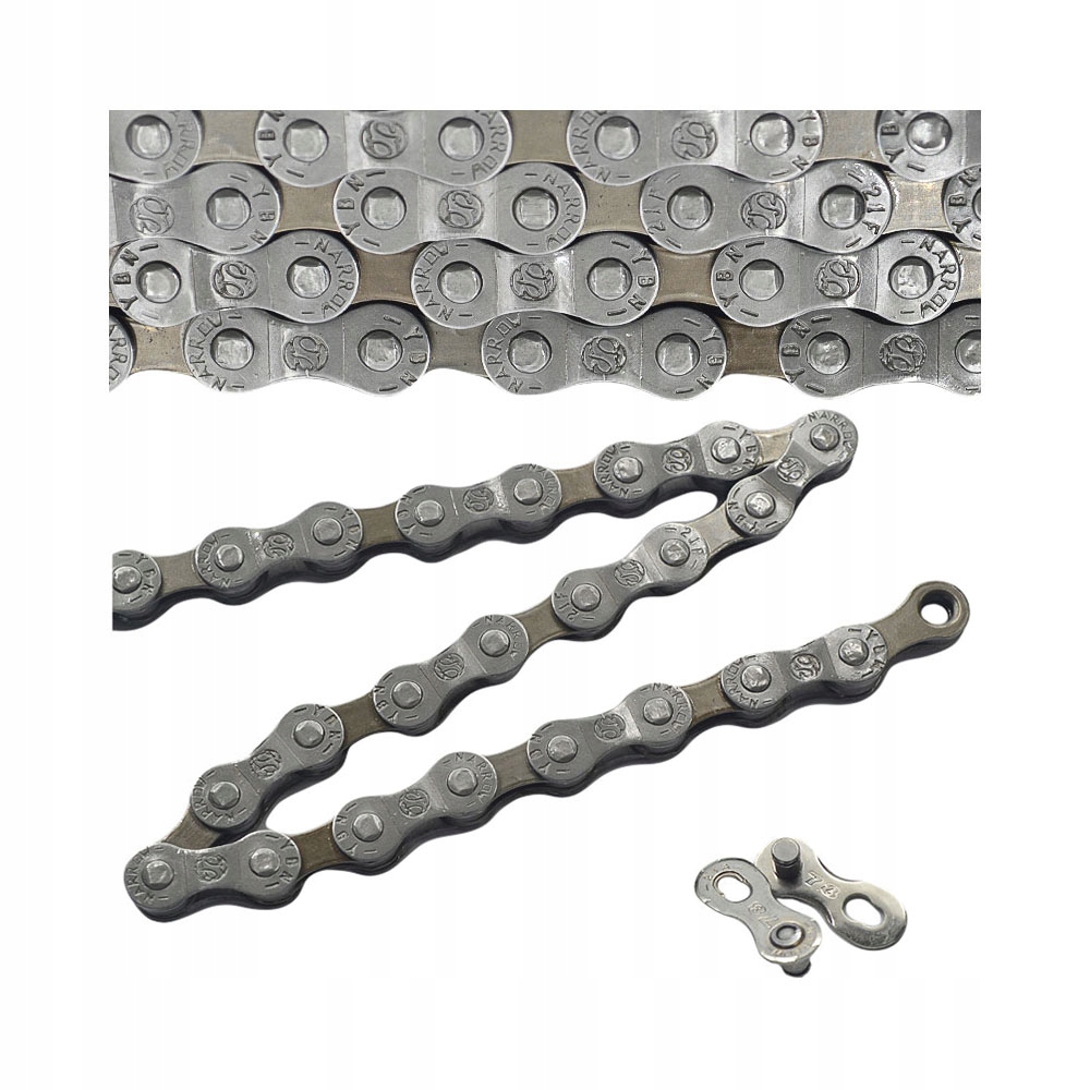 

Łańcuch Mtb 116 ogniw 8-rzędowy 1/2x3/32 Nexelo