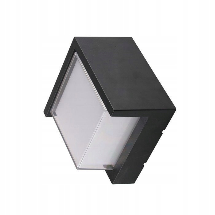 Venkovní nástěnné svítidlo V-tac 7W Led Černá Čtverec IP65 VT-831 3000K 670lm