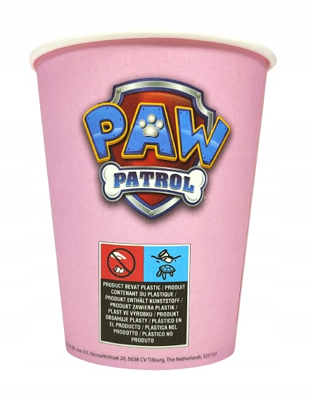 Kubeczki papierowe Psi Patrol This Pup's Gotta fly! 10 sztuk - 200 ml Marka Avec