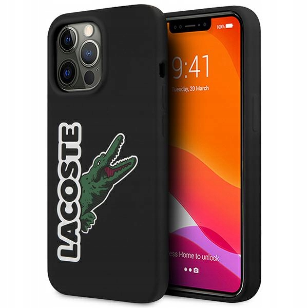 Etui Lacoste do iPhone 13 Pro 6,1"czarny
