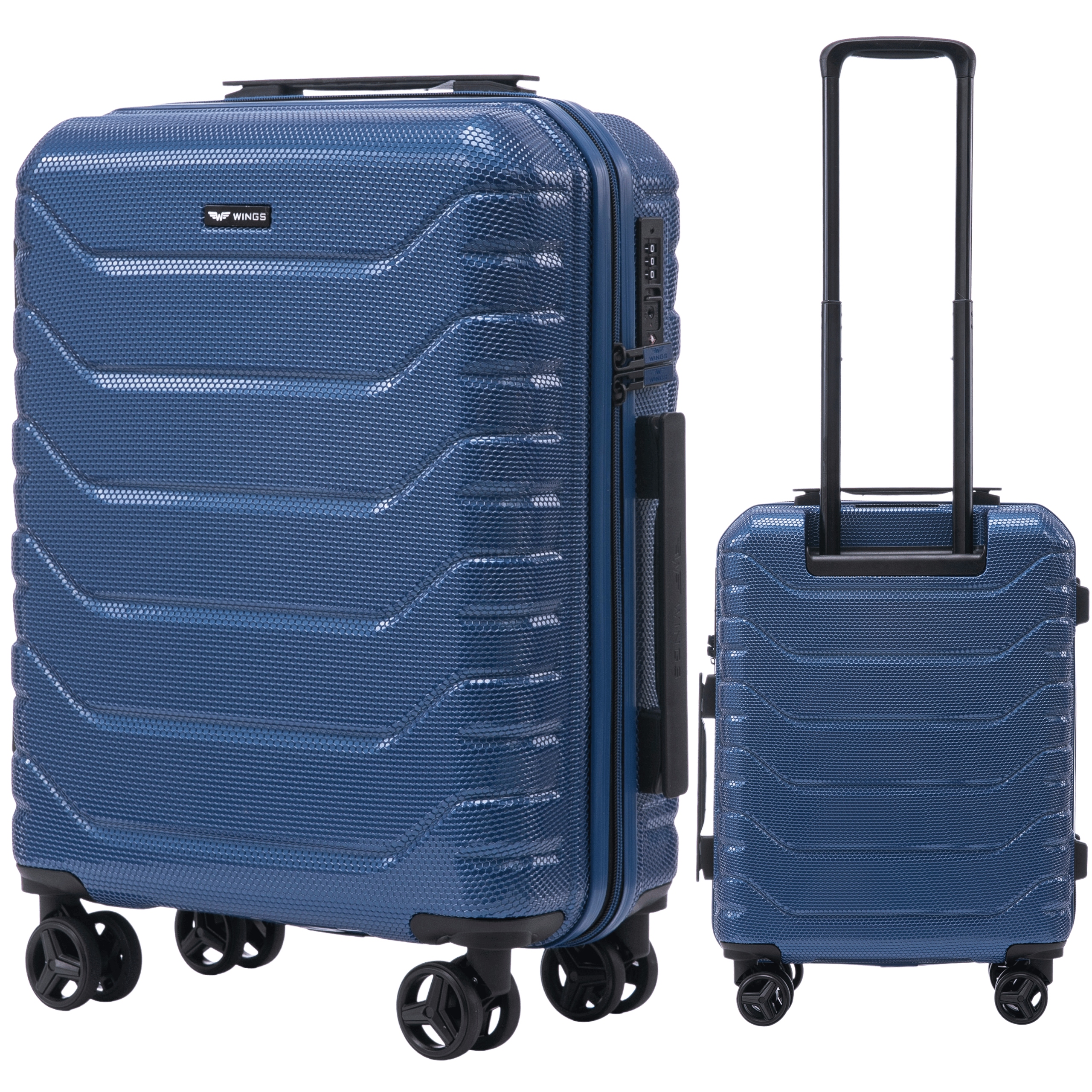 Příruční zavazadlo do letadla Wings kabinový kufr malý na 4 kolečkách