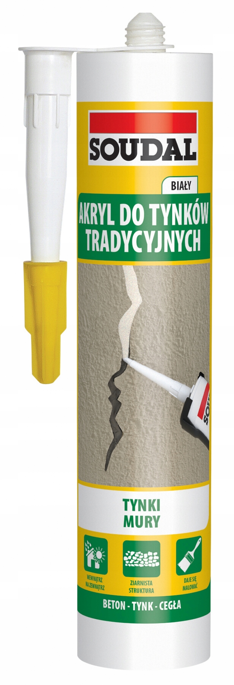 

Soudal Akryl Do Tynków Tradycyjnych 280ml