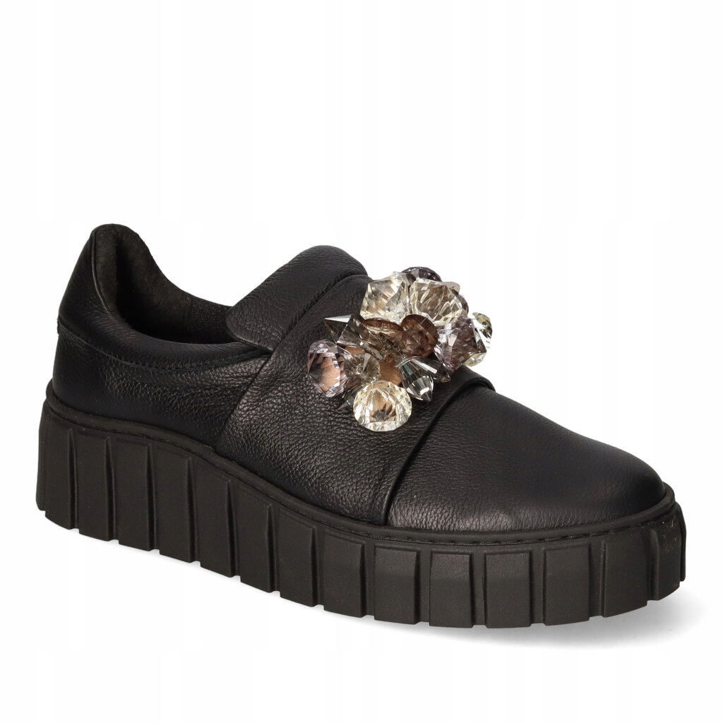 Polobotky Neo Shoes M02+ Kameny Černé lico 38