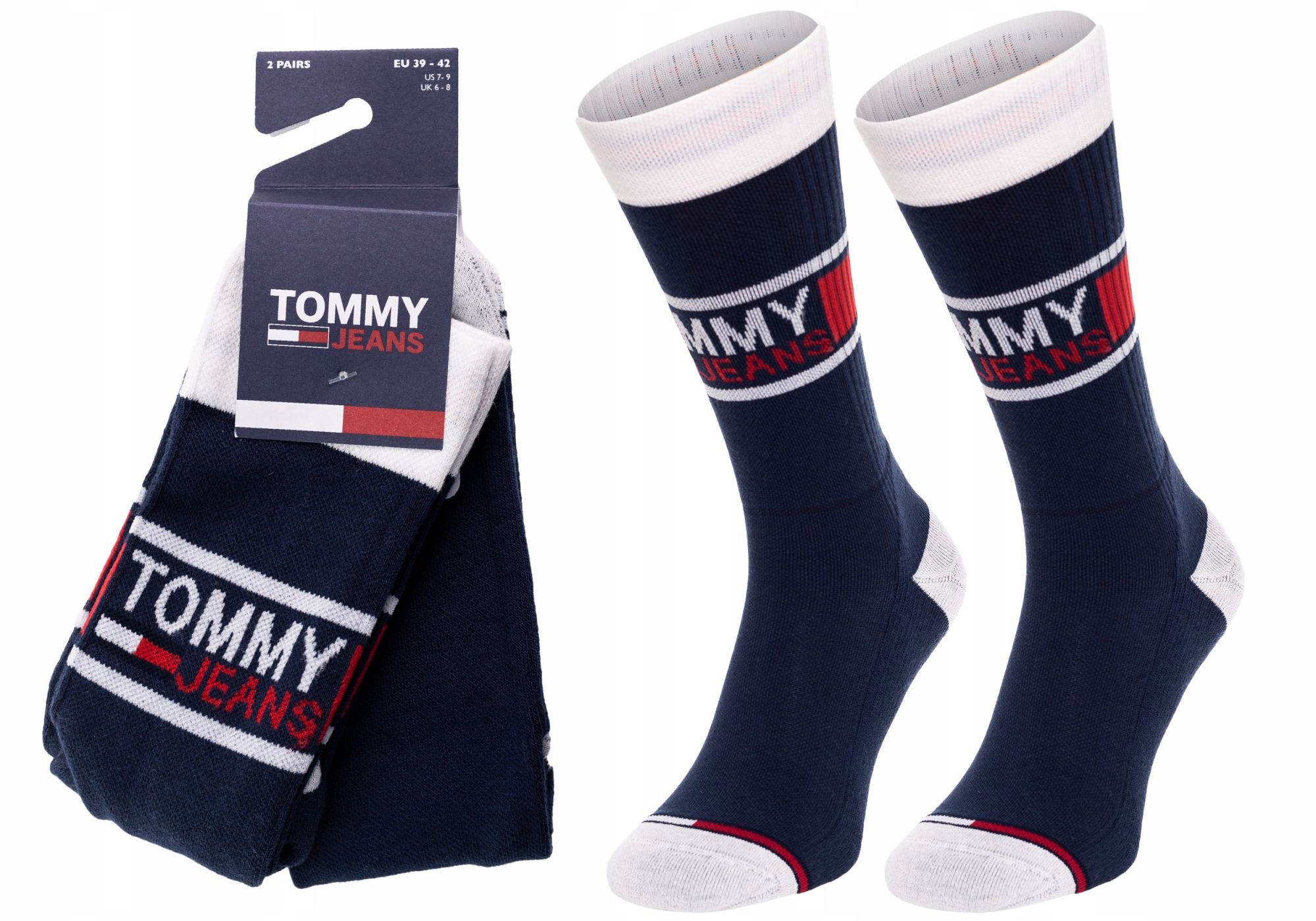 

Tommy Hilfiger Skarpety Długie 2 Pary Roz: 39-42