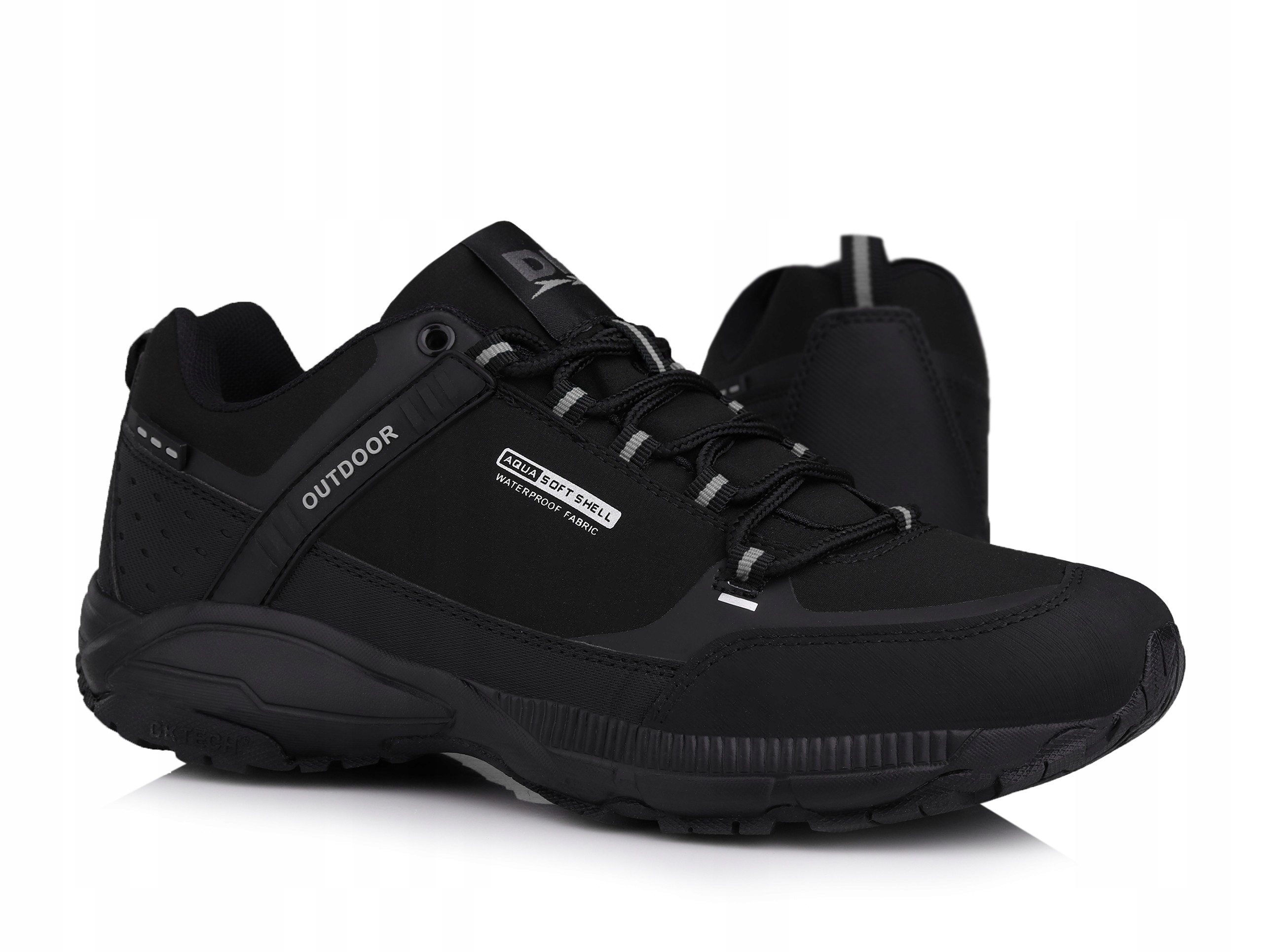 Buty męskie trekkingowe DK Predator Low 1096 BLK SOFTSHELL Długość wkładki 26.9 cm