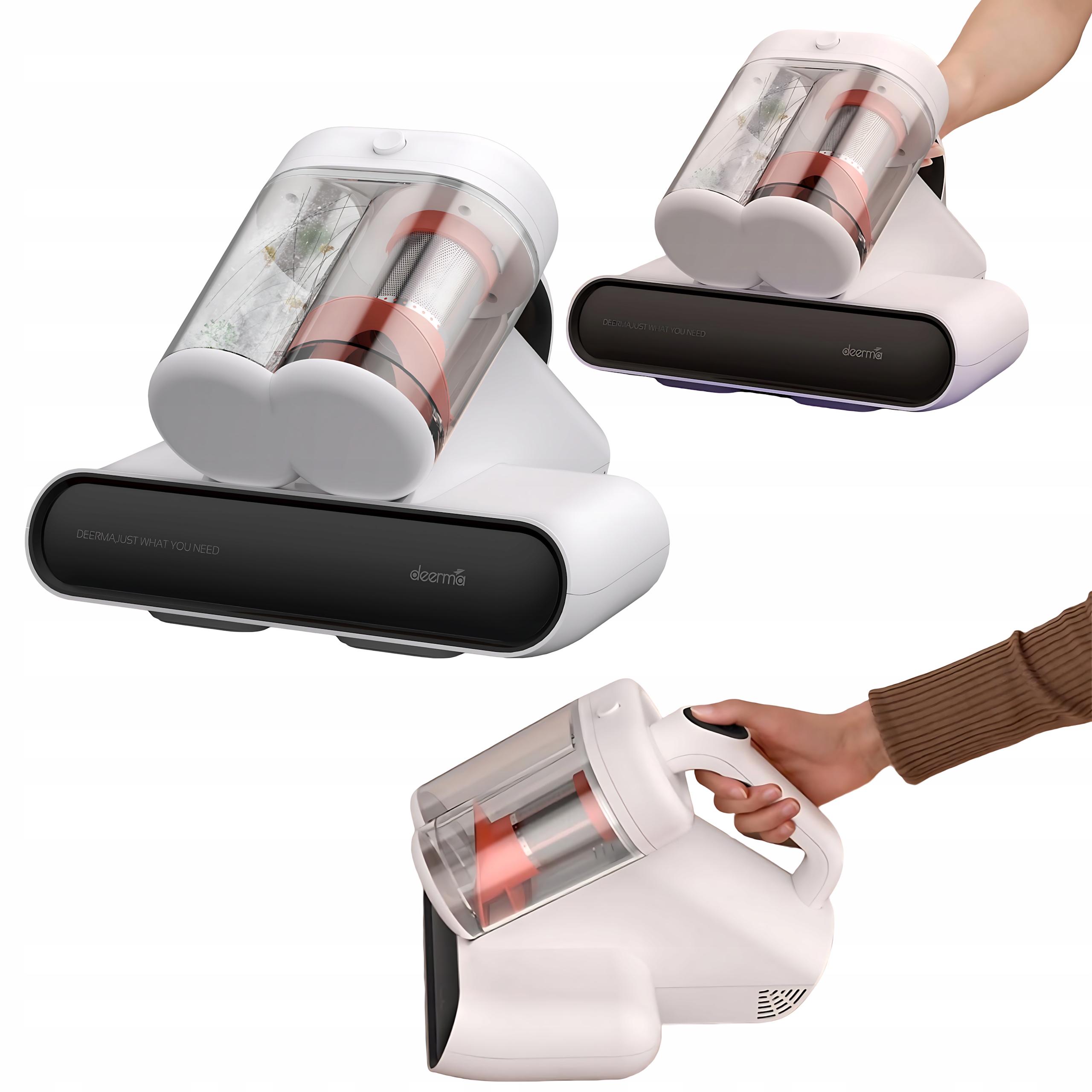 Odkurzacz Ręczny Deerma Dem-cm980w Do Kurzu I Roztoczy Lampa Uv-c